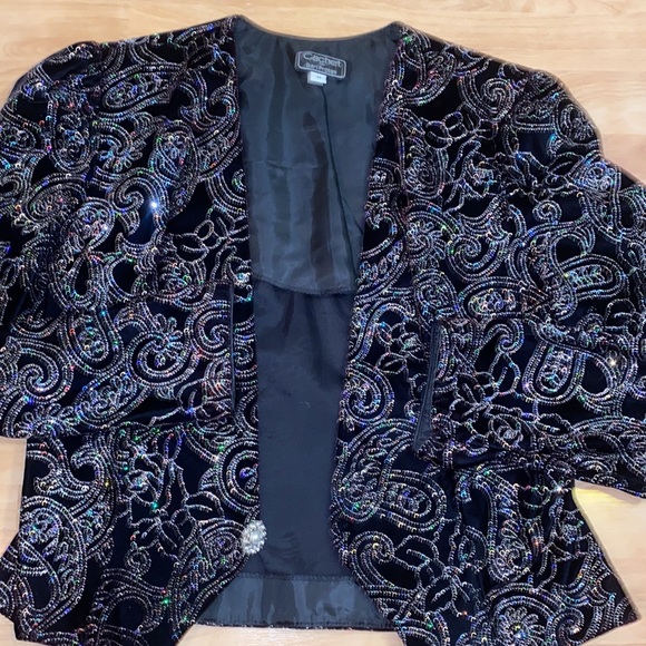 VINTAGE CACHET | DRESS & SEQUIN JACKET | 14 - Picture 5 of 8